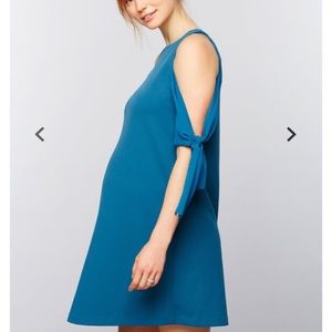 A Pea in the Pod Cold Shoulder Maternity  Dress